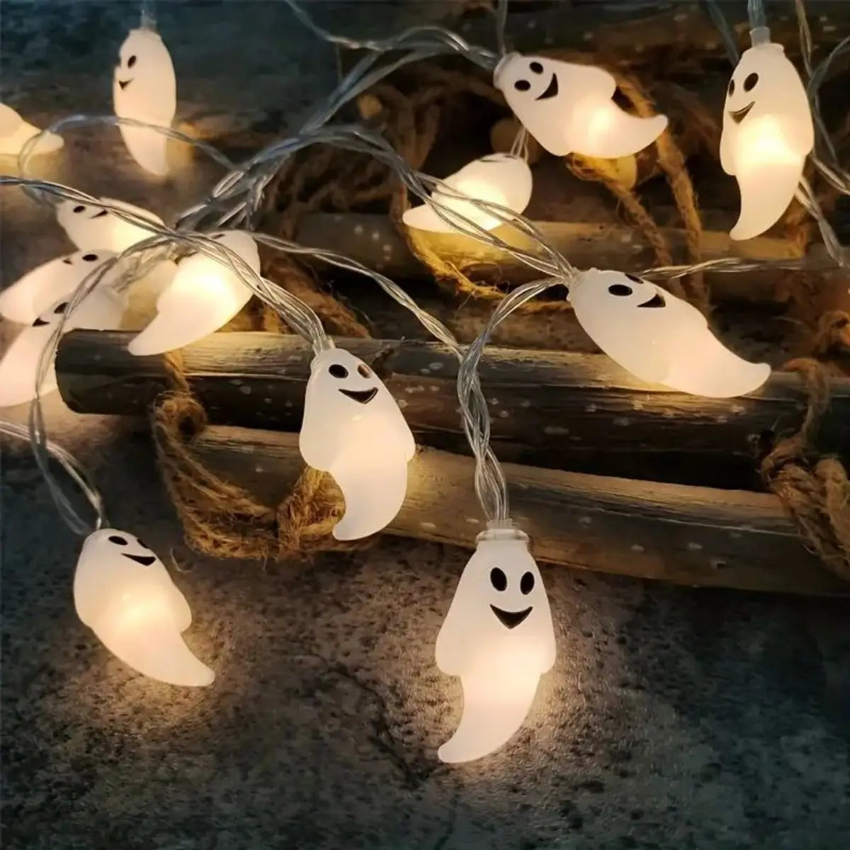 Ghost Halloween Decoration String Lights