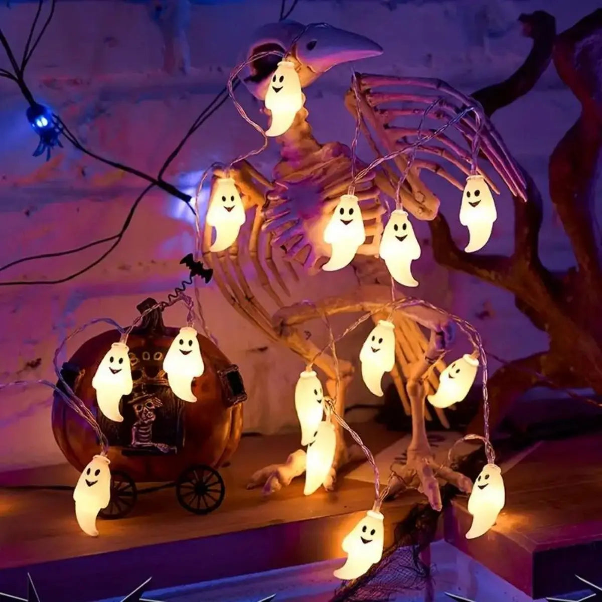 Ghost Halloween Decoration String Lights