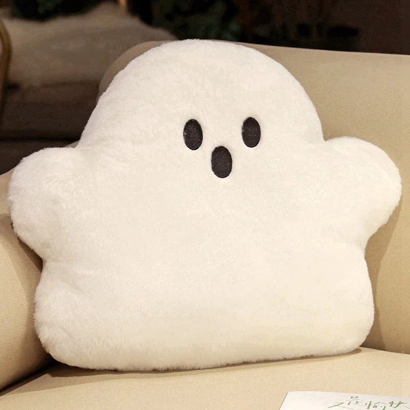 Halloween Cute Stuffed Animal - Ghost, Pumpkin & Bat Throw Pillow for Party Decor