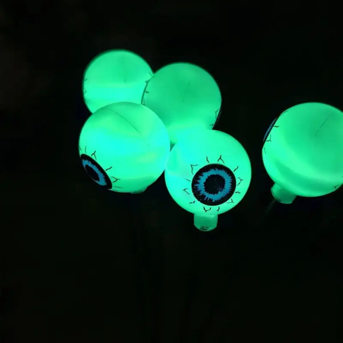 Solar Ghost Eye Plug-in Light - Flexible Firefly Effect for Halloween