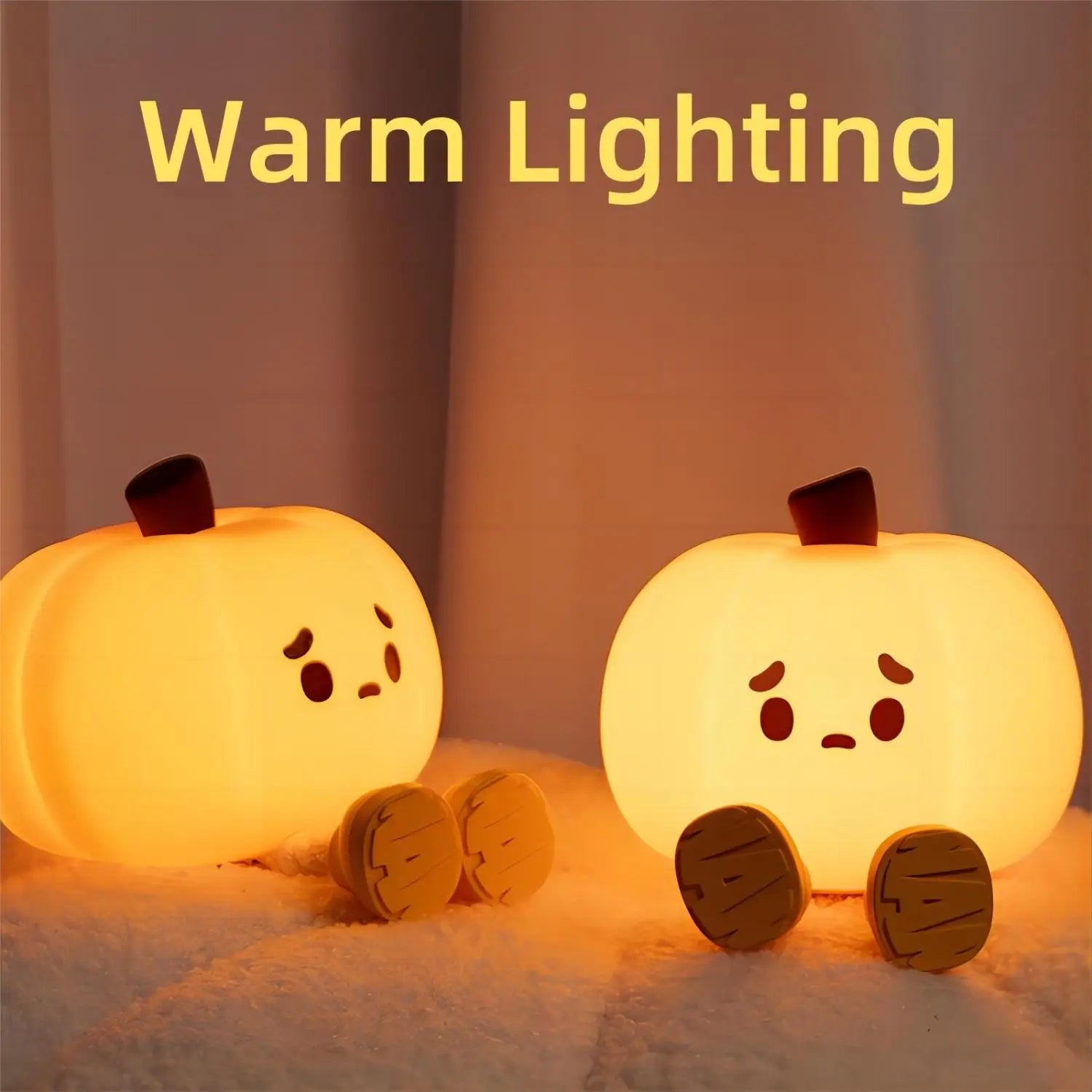 Glow & Gourd: The Little Pumpkin Sleep Lamp Halloween