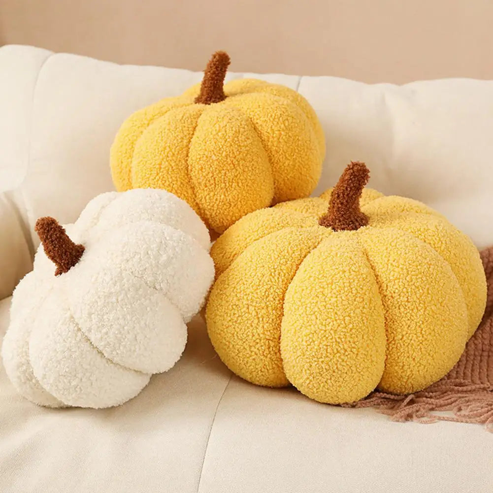 Cute Halloween Spice Pumpkin Throw Pillow - Halloween Home Decor Soft Cushion & Stuffed Toy