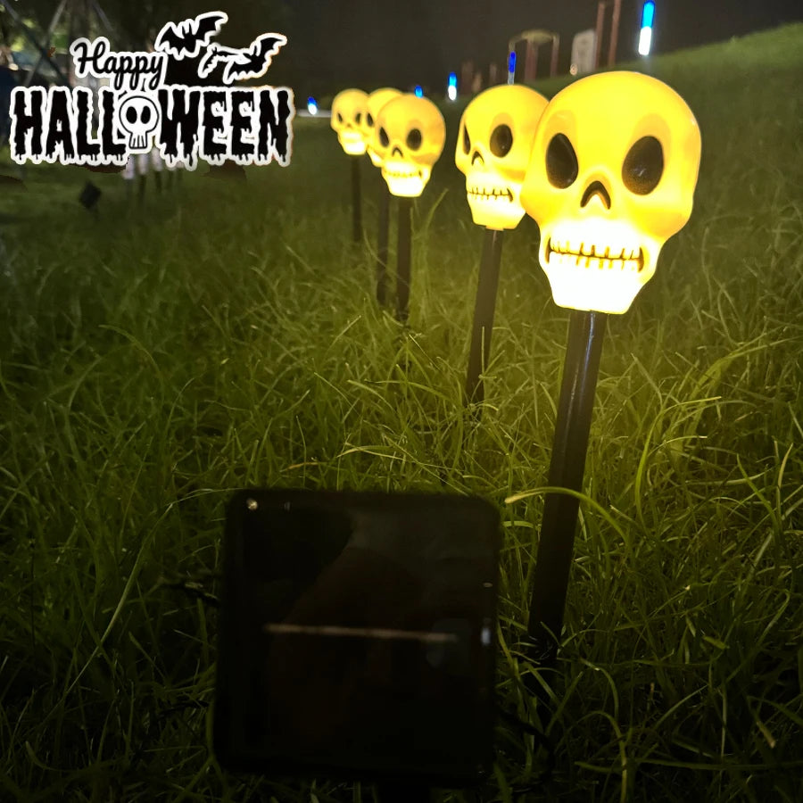 Solar Pumpkin LED Light - Waterproof Halloween Garden Decoration