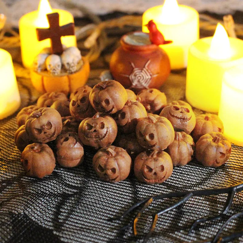 Miniature Resin Halloween Pumpkin - DIY Fairy Garden Decoration