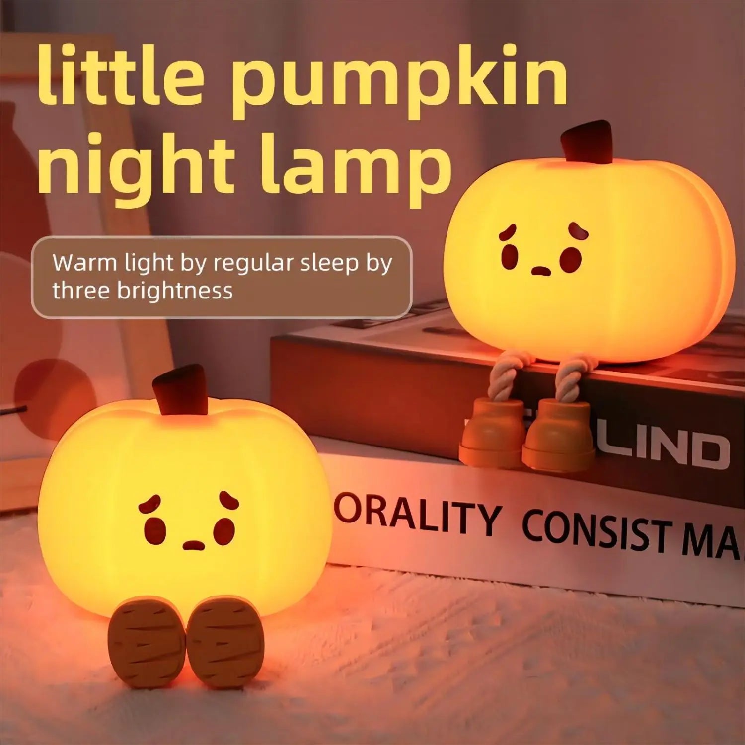 Glow & Gourd: The Little Pumpkin Sleep Lamp Halloween