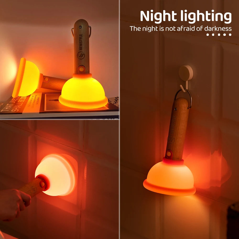 USB Rechargeable Plunger Night Light