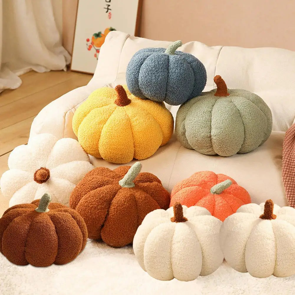 Cute Halloween Spice Pumpkin Throw Pillow - Halloween Home Decor Soft Cushion & Stuffed Toy