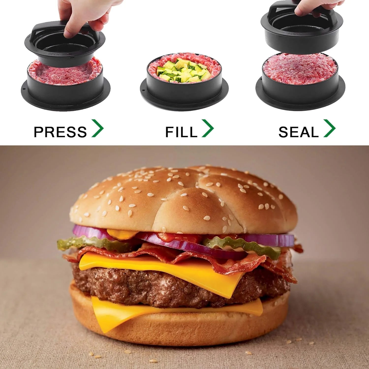 Hamburger Press Patty Maker Burger Press