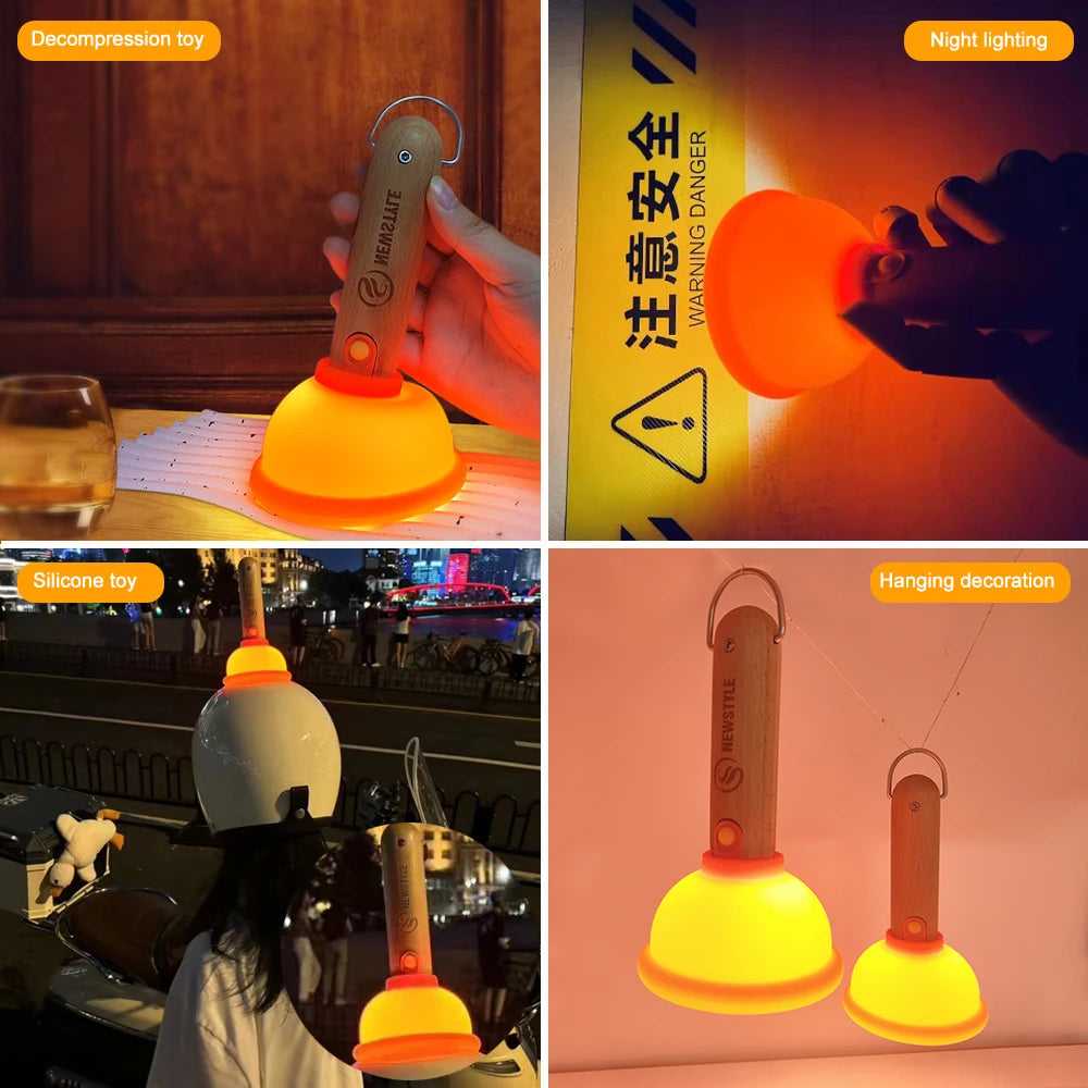 USB Rechargeable Plunger Night Light