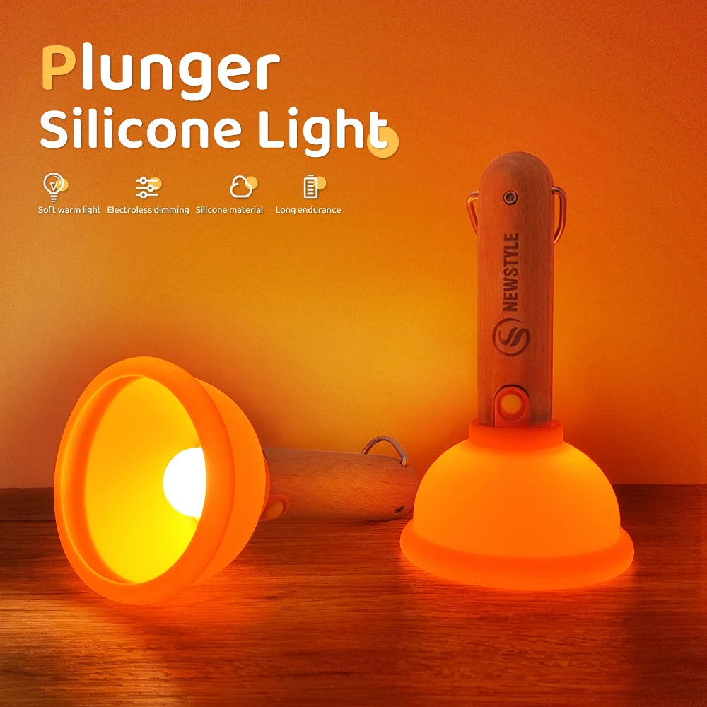 USB Rechargeable Plunger Night Light